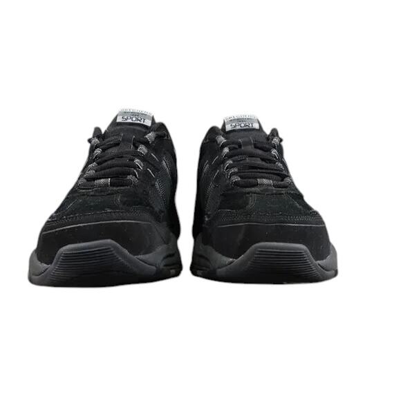 Skechers Shoe Men 8.5 Sport Sneaker Athletic Memory Foam Comfort Active Wide Fit - Picture 2 of 16